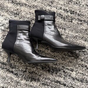 Stuart Weitzman Black Heeled Boots